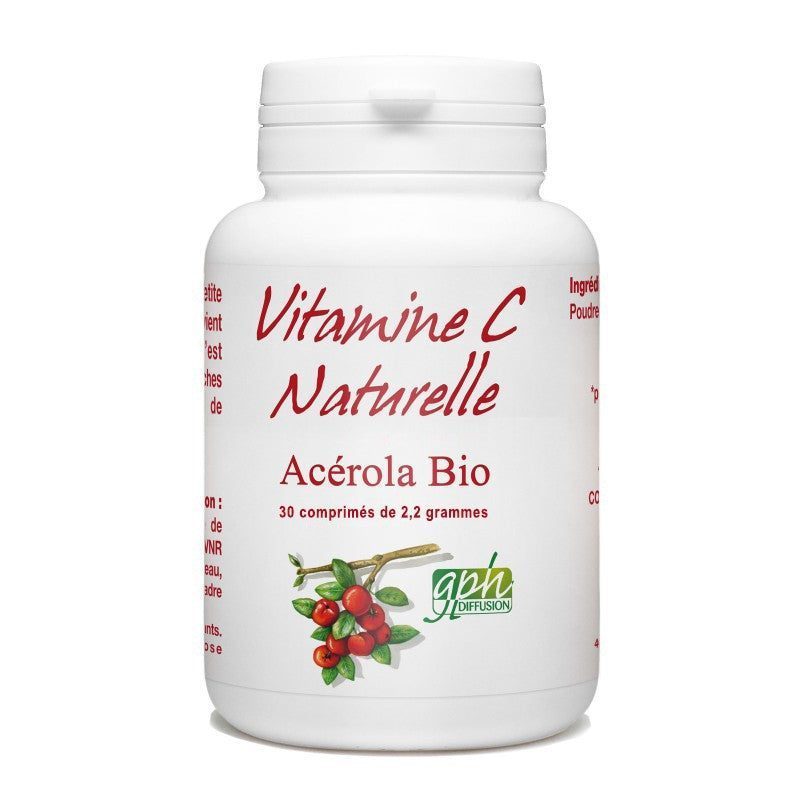 Acheter GPH VITAMINE C NATURELLE ACEROLA BIO 2.2 GRAMMES 30 COMPRIMES — free download